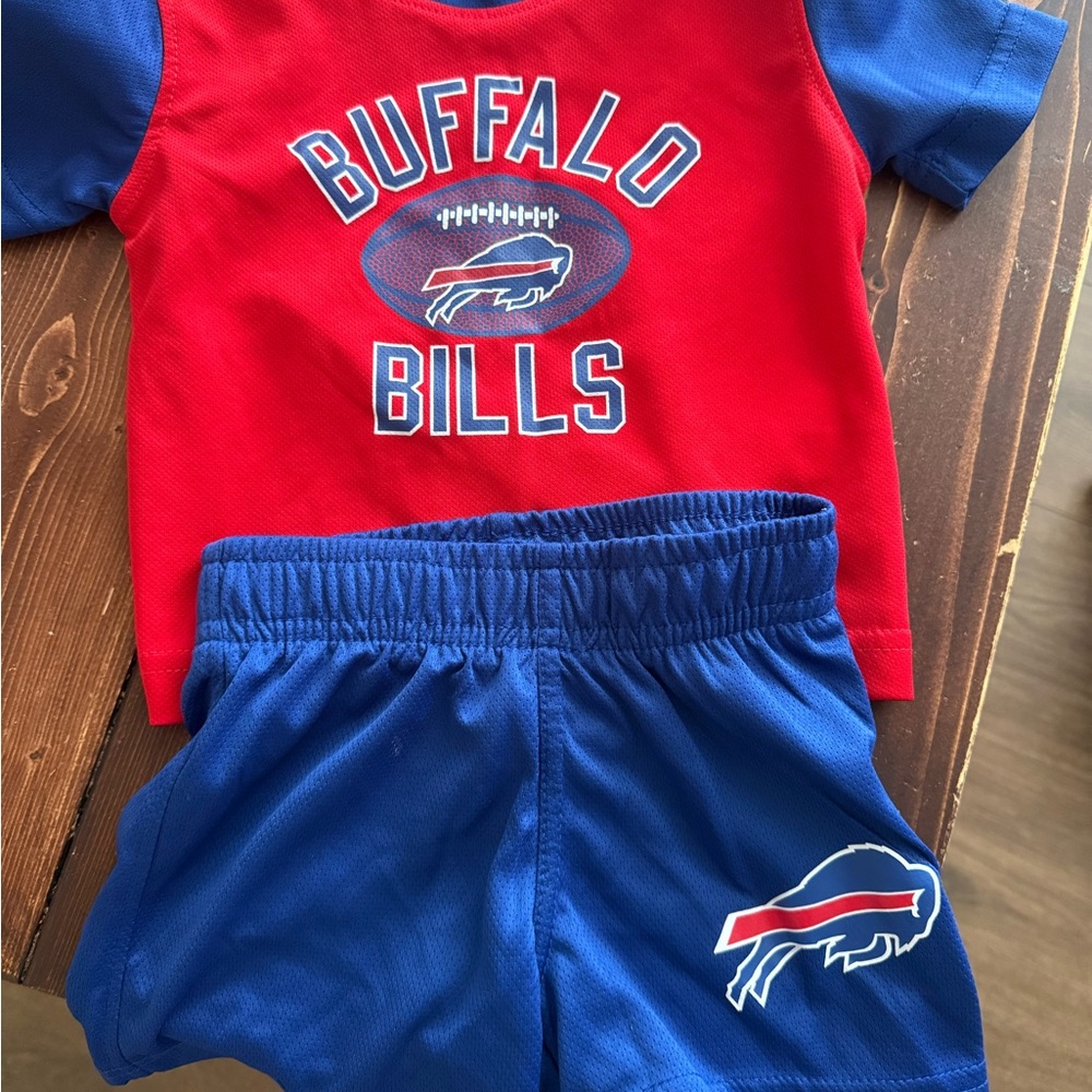 NFL Team Apparel Red and Blue Infant 2 Piece Set